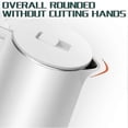 thumbnail image 3 of 2.3L Electric Kettle with Anti-Scalding Handle, 1500W Fast Heating & Auto Shutoff for Home Safety, 3 of 4