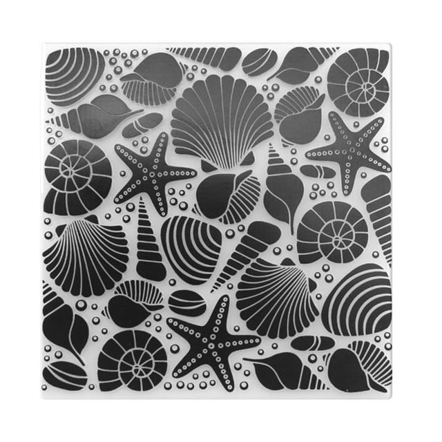 Plantilla Cóncavo Y Convexo Plástico para Bricolaje Clip Sello en Relieve Herramienta Pasteles Fondant Hoja en Relieve (EM026)