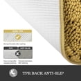 thumbnail image 3 of Alfombra de baño Yeaban Mustard 120 x 45 cm, felpilla, 3 of 6