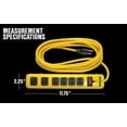 thumbnail image 3 of Yellow Jacket 5138N Metal Surge Protector Strip, 15-Foot Cord, 6-Outlet, 3 of 6