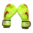 thumbnail image 2 of Guantes de boxeo Advancent 1 par para niños saco de boxeo deportivo cuero PU verde, 2 of 6