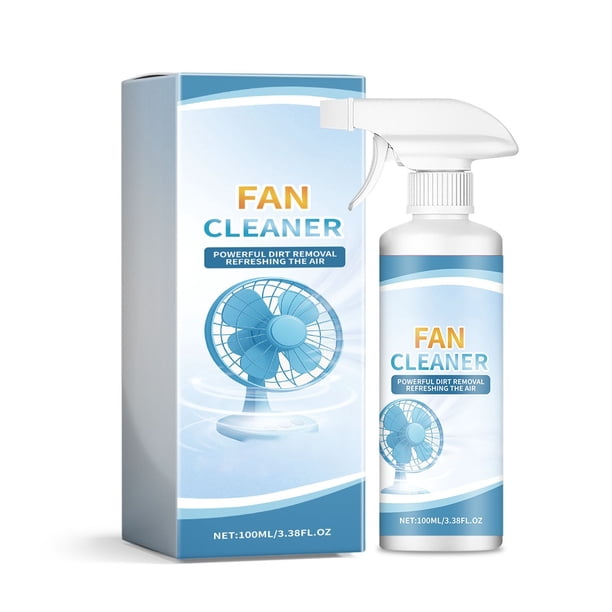 Limpiador Del Ventilador de la Cubierta Del Aire Acondicionado 100Ml para la Limpieza Del Ventilador Eléctrico Y el Aire Acondicionado, la Descontaminación Y la Limpieza de la Cubierta Del Ventilador