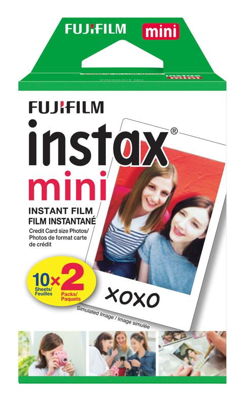 Fujifilm Instax Instant Film Mini Credit Card Size Photos 10 x 2 Packs Exp 2020 