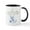 White/Black Inside, variant on CafePress - Shalom W/Dove (Hebrew) Mug - 11 oz Ceramic Mug - Novelty Coffee Tea Cup