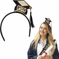 thumbnail image 1 of Home Decoration Graduation Season Hot Stamping Shoulder Strap+ Cloth Headband Decoration Set For Graduation, 1 of 5