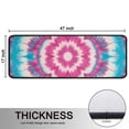thumbnail image 5 of Kitchen Rugs Sets Of 2,Pink Blue Tie Dye Mandala Anti Fatigue Kitchen Mat Rugs Non Slip Washable,Decorative Kitchen Floor Mats for Kitchen,Sink,Laundry,17"x47"+17"x47", 5 of 5