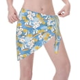 thumbnail image 2 of Wukai Flower and Sail Boat Women’s Short Sarongs Beach Wrap Bikini Bottom Short Skirt Chiffon Scarf for Swimwear, 2 of 4