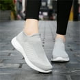 thumbnail image 4 of LASUDRAA Womens Slip on Shoes Lightweight Breathable Mesh Casual Sneakers Walking Shoes, 4 of 9