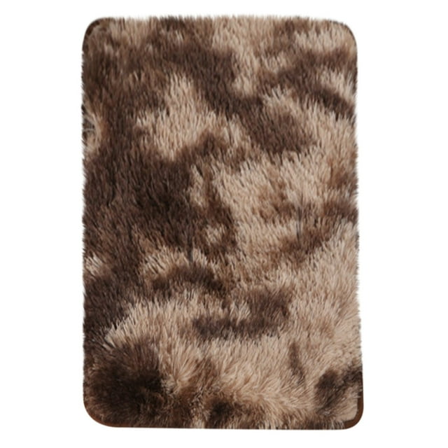 Ctnporpo Small Throw Rug 16x24 Inch Soft Rectangular Area Rug Carpet Anti Slip Nursery Rug for Bedroom Home Decor Khaki Area Rug