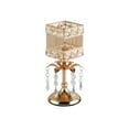 thumbnail image 2 of Candelero de cristal de mesa decorativos modernos Candelabro Candelabro para sala de estar Decoración de inauguración de la casa 26 cm alto, 2 of 8