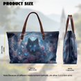 thumbnail image 6 of ZUXONGSY Wolf Rose Butterfly Print Tote Handbag for Women Large Capacity Top Handle Bag Waterproof Satchel Handbags with Inner Pocket for Shopping Work Business, 6 of 6