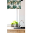 thumbnail image 3 of Ambesonne Jungle Foliage Window Valance, Long Leafy Plants, 42" x 18", Fawn Tan, 3 of 3