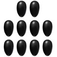 thumbnail image 1 of Lurrose 10 Pairs Professional Plastic Waterproof Ear Cover Protector Earmuff Ear Caps for Hair Dye Coloring (Black), 1 of 3