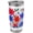 White, variant on Red Blue White Cosmos Floral Pattern Shapes Mania Stainless Steel Insulated Tumbler