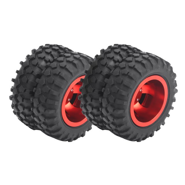 Gupbes 1/10 Wheel Tire, RC Rear Tires 2Pcs Durable For RC Accessories For WPL D12 1/10 RC Trucks