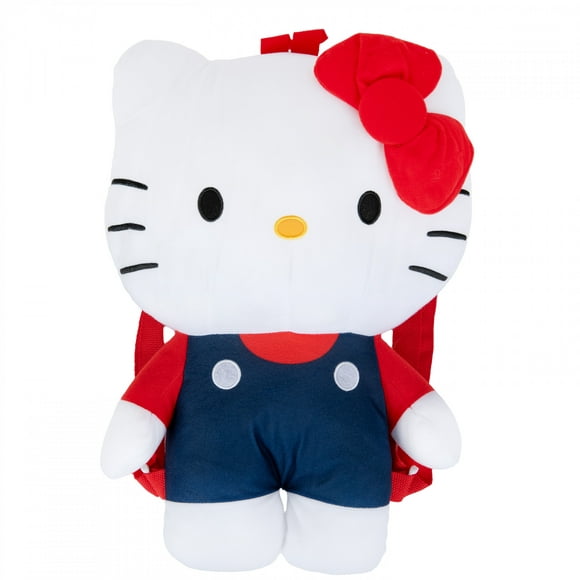 Hello Kitty Classic Overalls 16 Plush Backpack