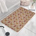thumbnail image 3 of Brown Christmas Gingerbread and Drink Flannel Non Slip Door Rugs,Washable Door Mats Indoor,Decorative Door Mats,Dirt-Resistant and Absorbent Doormat for Entrance,Bedroom,Kitchen,Bathroom,31.5"x17", 3 of 4
