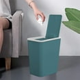 thumbnail image 1 of Dvkptbk Bathroom Trash Can Lid Garbage Can Press Lid Plastic Wastebasket Popup Lid for Toilet Office Bedroom Living Room, 1 of 7