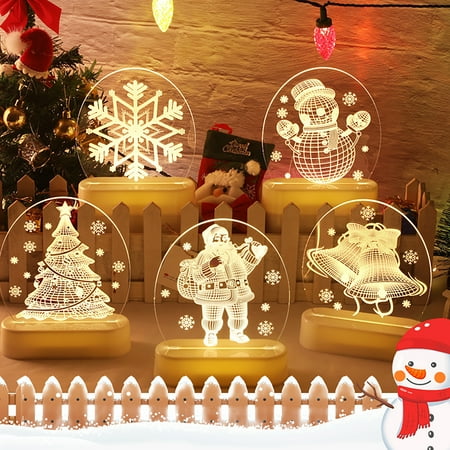 

Cheer US Christmas LED Light Decorative Waterproof Cute Christmas LED Snowflake Pendant Light for Xmas Tree