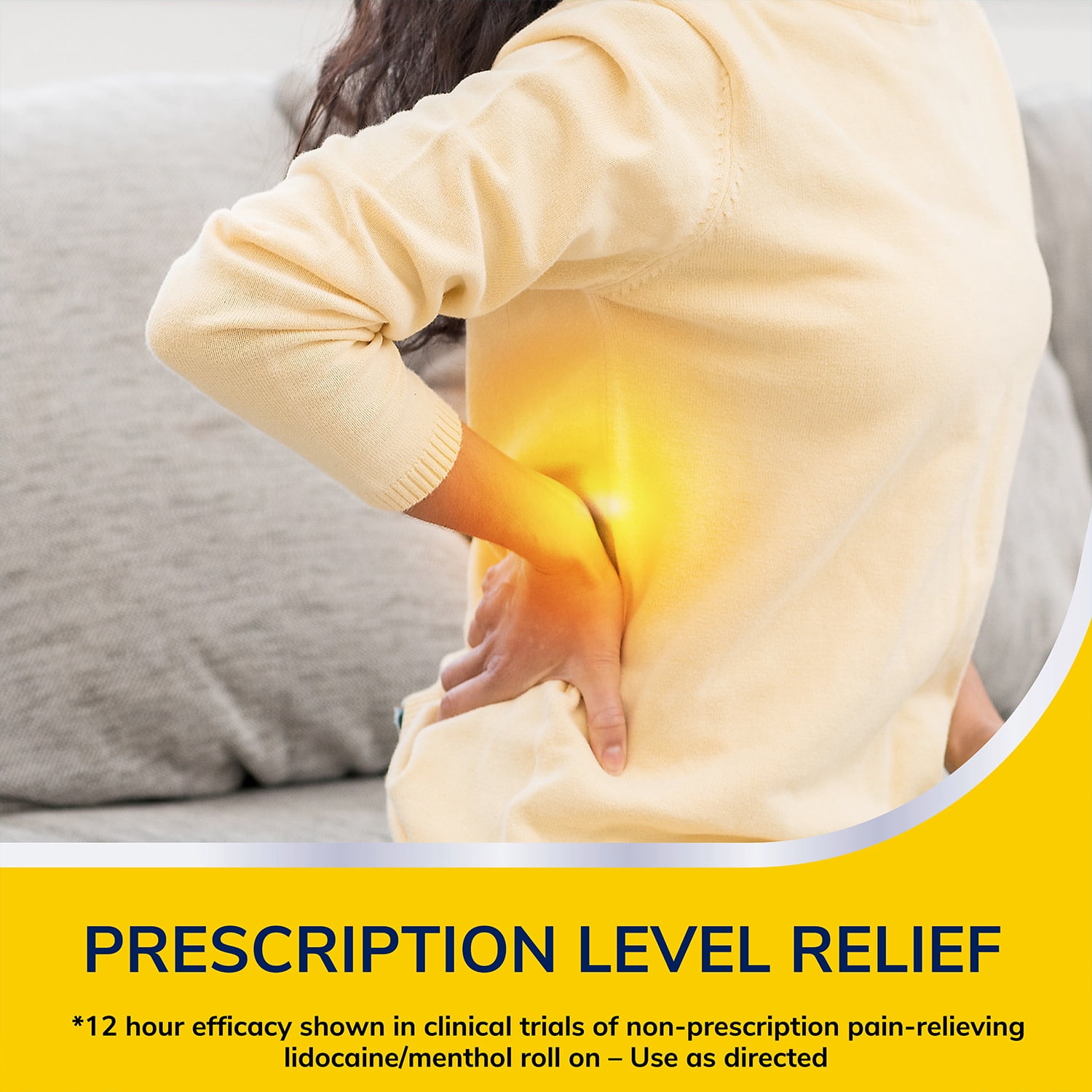 (4 pack) Dr. Scholl’s 12-Hour Pain Relief Liquid Roll-On with 4% Lidocaine and Menthol, 3 oz