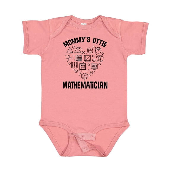 Inktastic Math Mommys Little Mathematician Boys or Girls Baby Bodysuit