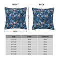 thumbnail image 2 of Pofeuu Hawaiian Style Print Double-sided plush pillowcase Square Throw Pillow Covers Pillows Cover for Living Room Bedroom Sofa Couch Cushion Cover（No pillow core）-24"x24", 2 of 7