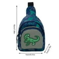 thumbnail image 3 of JAHH Dinosaur Print Kids Waist Pack - Breathable Cloth Fanny Pack Chest Bag for Outdoor Exploration & Adventures, 3 of 3