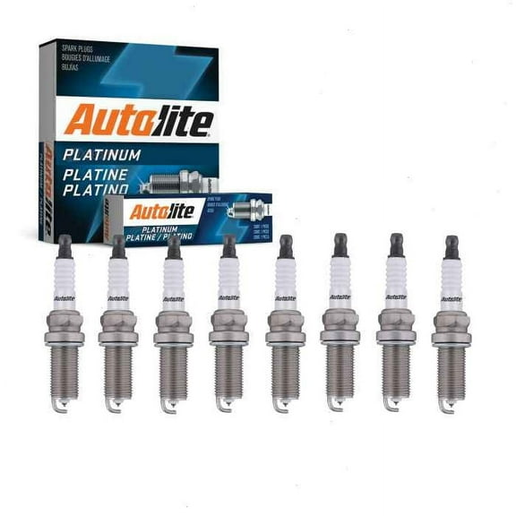 8 pc Autolite Platinum Spark Plugs compatible with Toyota Sequoia 4.6L 5.7L V8 2008-2019