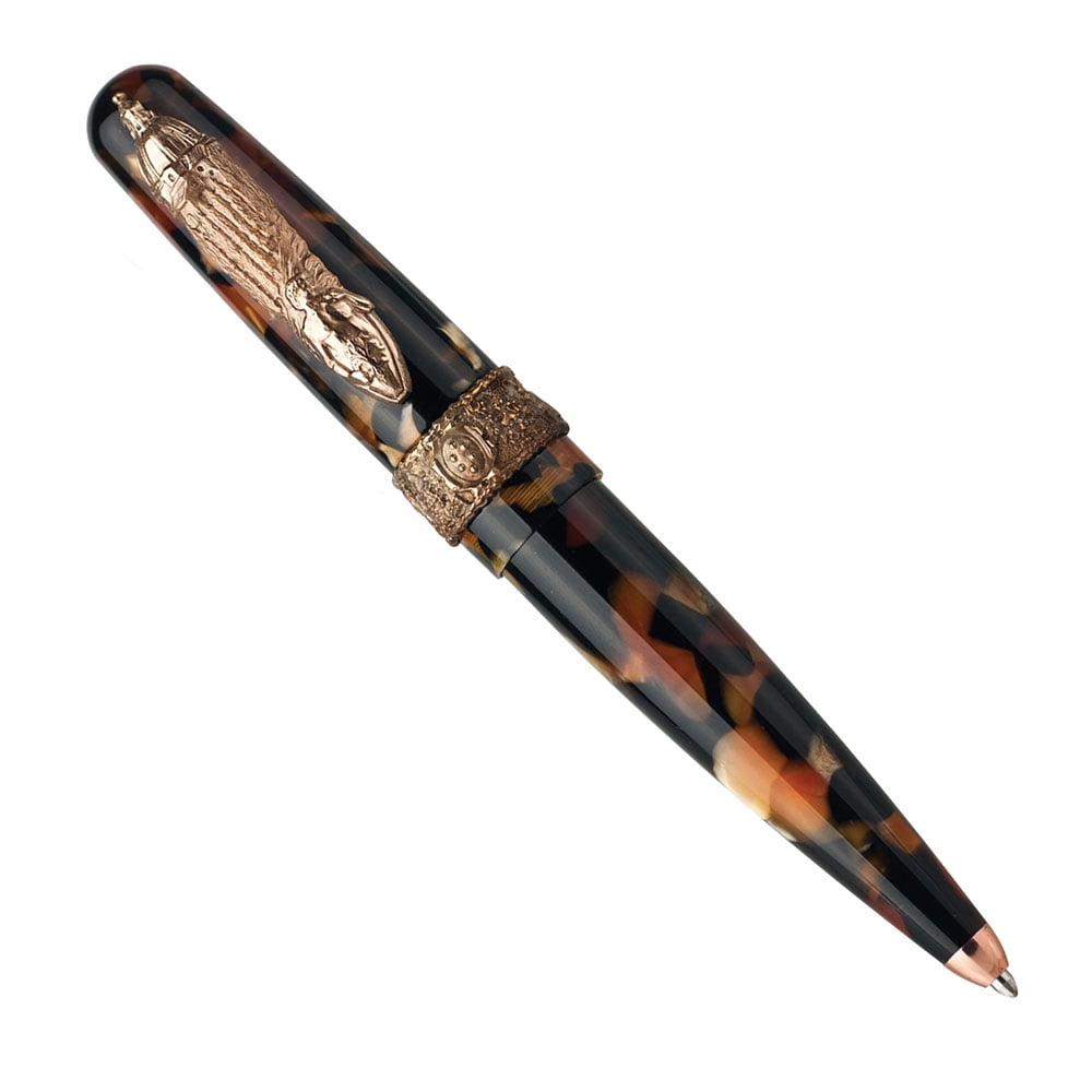 公式通販 激安 Stipula Tuscany Dreams Acrylic Ballpoint Pen (Brown) 並行輸入品 筆記用具 