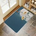 thumbnail image 4 of Retro Door Mat, 17 X 30 Inch Sunflower and Blue Welcome Doormat Decorative Home Floor Mat, Non Slip Rubber Back and Strong Water Absorption for Outdoor Indoor Entrance Decor, 4 of 6