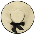 thumbnail image 1 of KAKOWELY Sombrero de playa plegable de verano, delicado sombrero de playa de ala ancha, gran sombrilla para mujer, 1 of 4