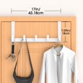 thumbnail image 2 of Chauncey Home Ganchos Para Colgar Sobre La Puerta Con Brazos Extendidos Para Puertas De 1 3/8 Pulgadas L7U – Perchero Accesorios De Baño Y Soporte Organizador De Toallas Para Abrigo, Bata Y Sombrero –, 2 of 5