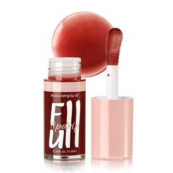 xaoyunyn Nourishing Lip Oil Gloss Long Lasting Moisture,Natural Shine,Portable Beauty Important for Suit Lips All Day,Enhances Lip Tone,Versatile with Lipstick