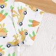 thumbnail image 6 of newwalpole Toddler Baby Boy Summer Clothes Set Easter Bunny Short Sleeve Button Down Shirt And Shorts Gentleman Suit Outfits Yellow for Size 18-24 Months, 6 of 7