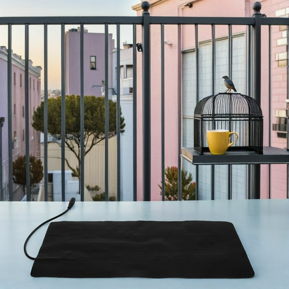 TABLZONE USB Heating Pad Black PU Alloy for Seed Germination with Temp Control