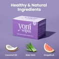 thumbnail image 6 of Yoni Feminine Wipes - pH-Balanced, Natural Feminine Wipes for Freshness & Intimate Care – Flushable & Travel-Friendly - 30 Individually Wrapped Feminine Wipes, 6 of 7