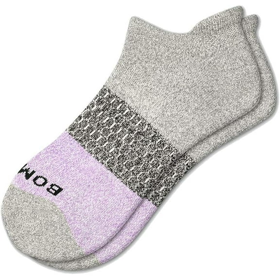 Bombas Women's Ankle Socks (Wisteria/Grey, Medium)