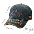 thumbnail image 3 of Win s Way 250th Anniversary Baseball Cap Unisex Patriotic Adjustable Hat USA Independence Day 1776-2026 Outdoor Sun Hat, 3 of 5