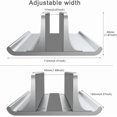 thumbnail image 3 of Xianyou-support Vertical pour Ordinateur Portable, Dock de Bureau Réglable, Économiseur d'Espace Trois-en-un pour MacBook Pro Air, Mac, HP, Dell, Microsoft Surface, Lenovo, jusqu'à 17,3 Pouces Argent, 3 of 4