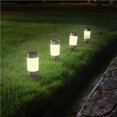 thumbnail image 4 of Inteprter Enchufe de luz solar para jardín Luz de jardín Super brillante Luz solar de plástico para césped Luz de paisaje de jardín Enchufe de tierra Iluminación y accesorios Blanco Luz calida Inteprter HA026736-02, 4 of 6