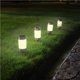 thumbnail image 4 of Inteprter Enchufe de luz solar para jardín Luz de jardín Super brillante Luz solar de plástico para césped Luz de paisaje de jardín Enchufe de tierra Iluminación y accesorios Blanco Luz calida Inteprter HA026736-02, 4 of 6