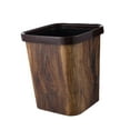 thumbnail image 1 of Contenedor de basura, bote de basura interior, sin tapa, cesto de papel de desecho grande y duradero, contenedor de basura para inodoro, para baños, d , Cuadrado 15L, 1 of 8