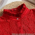 thumbnail image 3 of LoudSung Fake Collar Detachable Half Shirt Blouse False Collar Colorful Hollow Floral Lace Elegant for Women Girls, 3 of 7