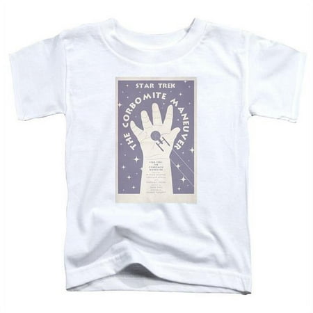 

Trevco CBS1947-TT-1 Star Trek & TOS Episode 10 Toddler Short Sleeve T-Shirt White - Small - 2 Toddler