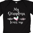 thumbnail image 4 of Inktastic My Grandma Loves Me Heart Grandchild Boys or Girls Long Sleeve Baby Bodysuit, 4 of 5