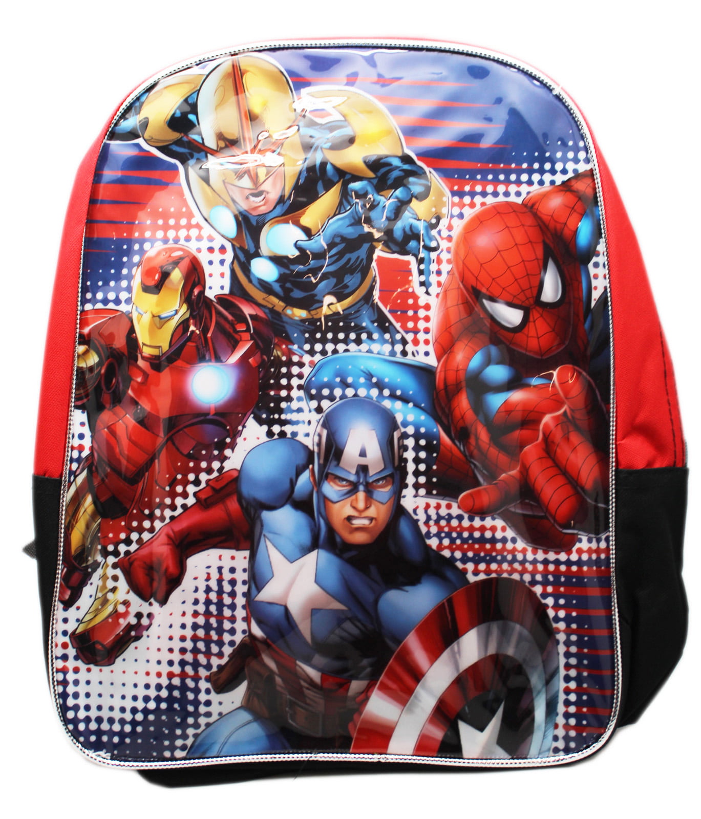 Backpack Marvel Comics Assorted Hero Vinyl Front Cover