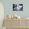 thumbnail image 2 of Stupell Industries Swans with Abstract Pond Ripples Animals Painting Gray Floater Framed Canvas Art Print Wall Art, 25 x 17, 2 of 9