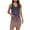 Pink, variant on Fmbrln Womens Summer Casual Drawstring Waist Mini Dress Fashion Sleeveless V Neck Tank Dress Vacation Beach Sundress