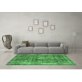 thumbnail image 3 of Ahgly Company Indoor Round Persian Emerald Green Bohemian Area Rugs, 7' Round, 3 of 4
