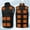 (Casual 43)Black, variant on Mens Vest Solid Color Sleeveless Jacket Casual Zipper Press 1 Control 4 Heating Heated Charging Version Top
